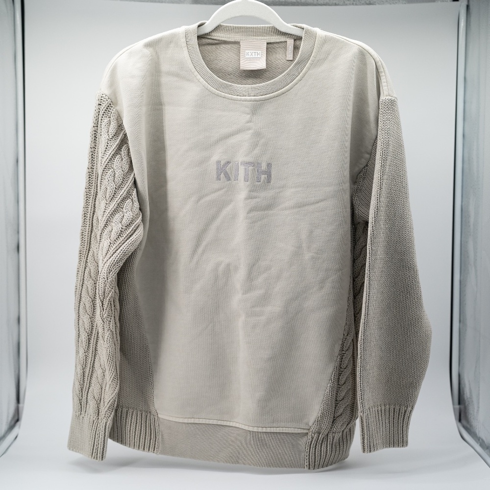 size S - Kith Combo Knit Crewneck Pyramid